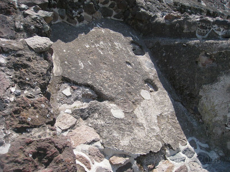 Mexico Pyramids - Mexico City 2009 0565.jpg - A trip to the Teotihuacan area of Mexico to visit the pyramids. A vast complex and a great climb to the top. This was followed by lunch in a cave, then a visit to the historical center of Mexico City. March 2009.